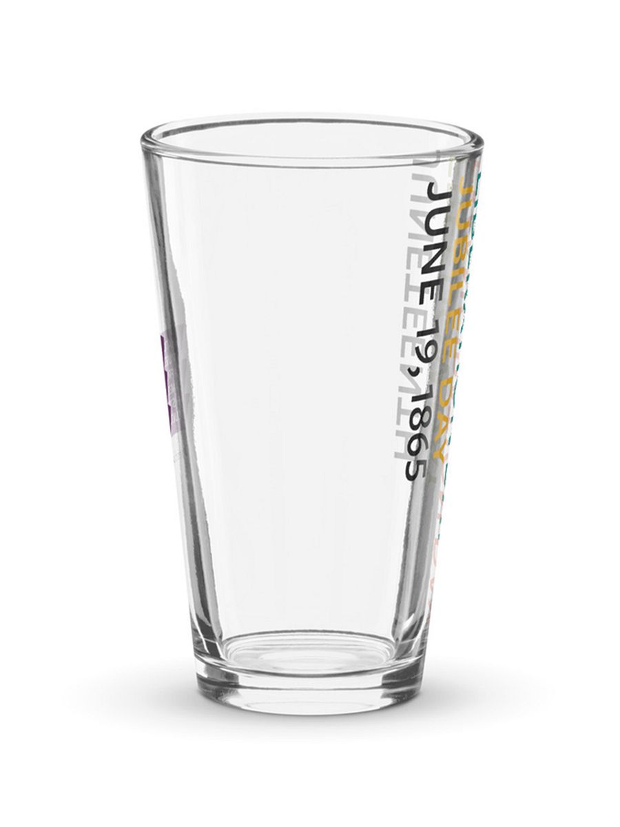 Emancipation Day Pint Glass Image 3