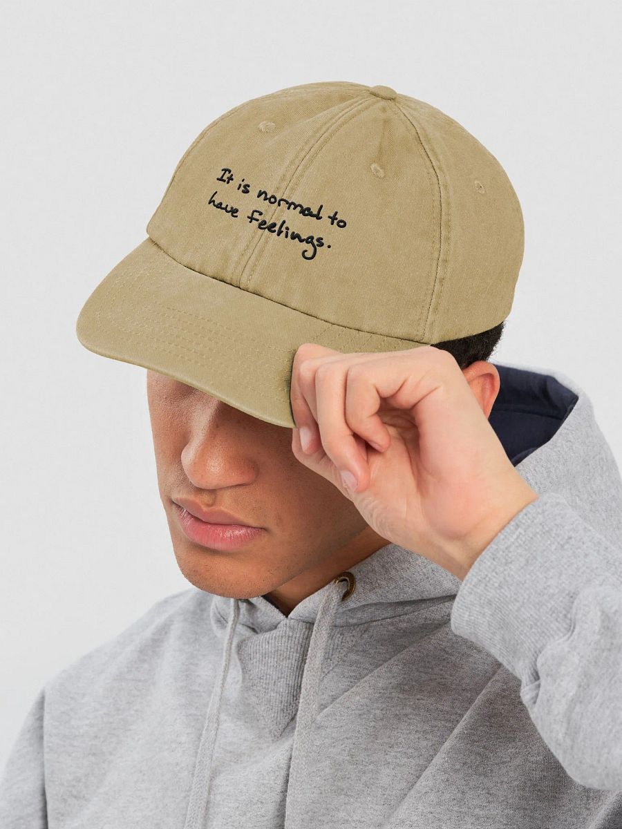 It is normal to have feelings. vintage dad hat product image (6)