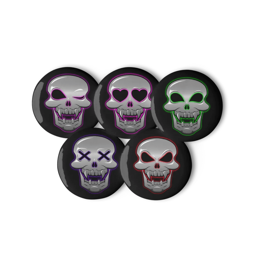 Skull Emote Buttons Set product image (11)