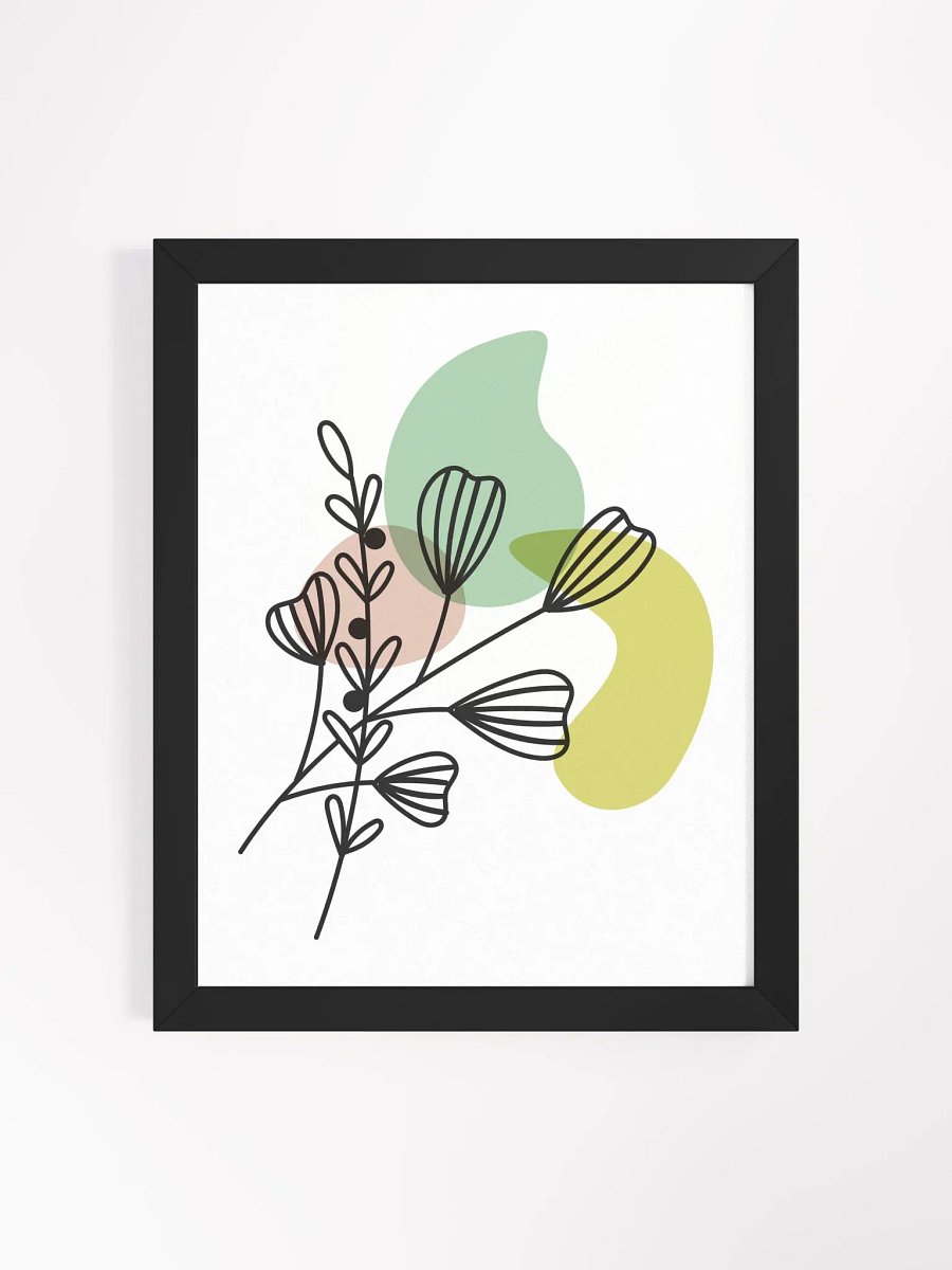 Pastel Botanical Bliss Framed Poster product image (14)