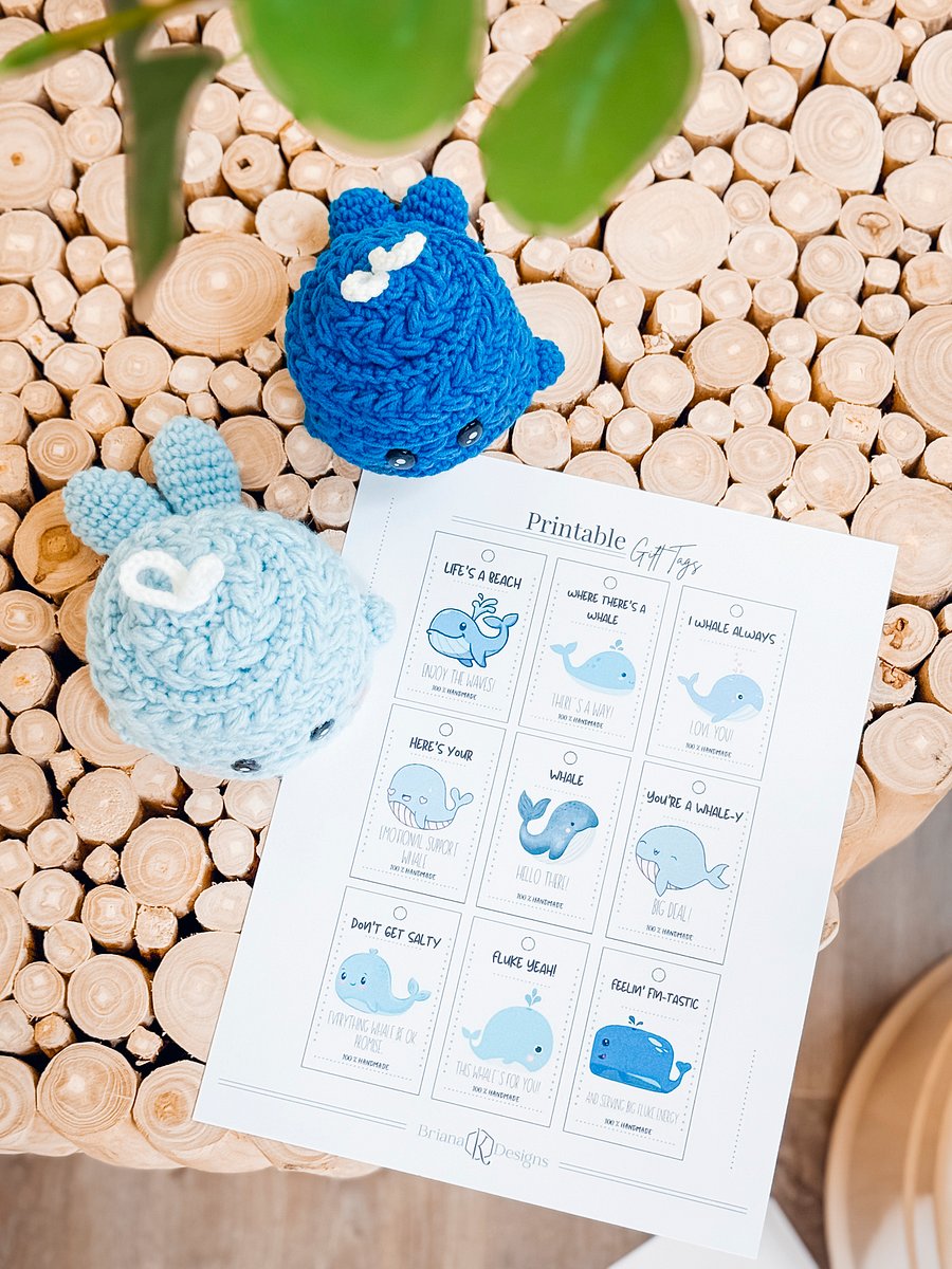 Easy Crochet Whale Pattern | No-Sew Amigurumi Using the Wheat Stitch product image (4)