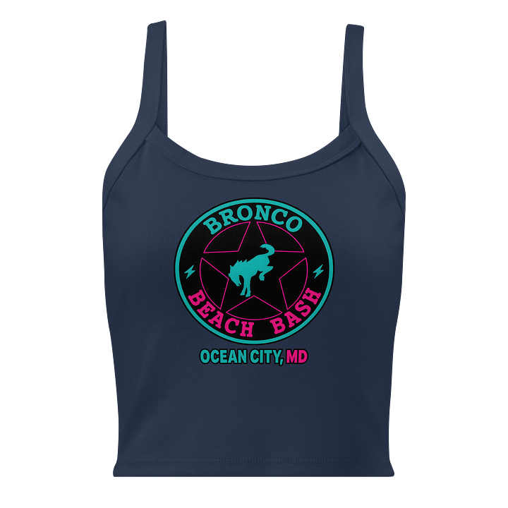 2025 Bronco Beach Bash Ocean City / Destination Bigfoot Bronco Collab | Full Send Women's Bella + Canvas Micro-Rib Tank Top (Multiple Colors Available) product image (2)
