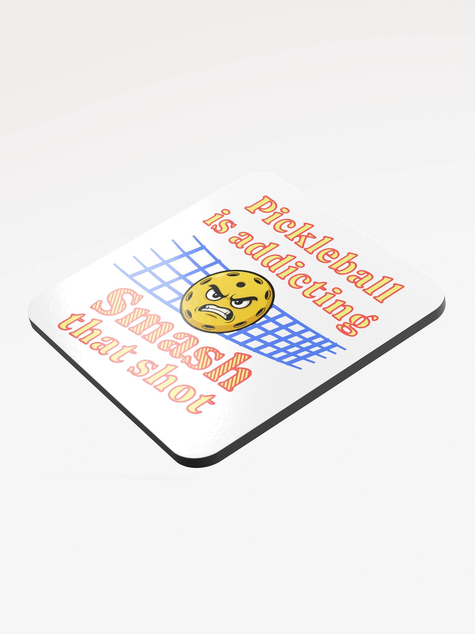 Pickleball Is Addicting Smash That Shot Cork Coaster product image (4)