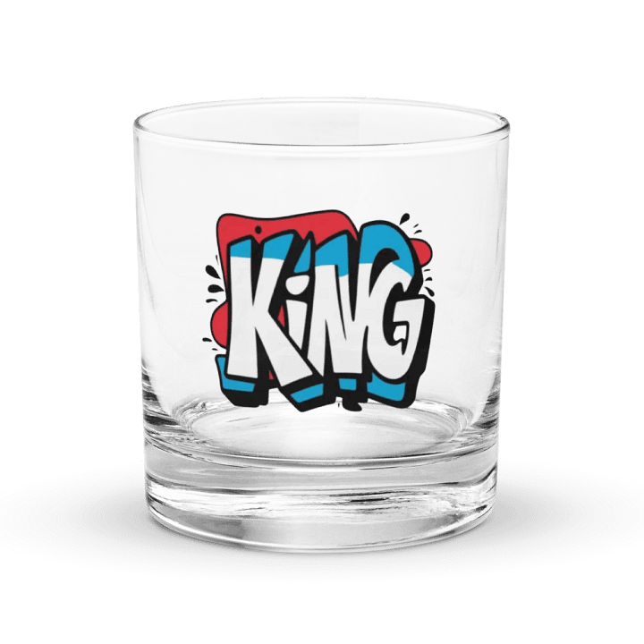 Royal Graffiti Rocks Glass product image (1)