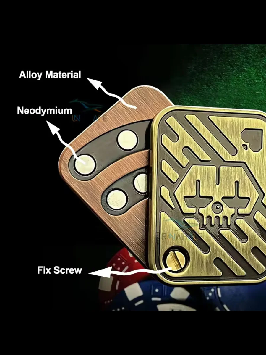 Bronze/Gold K-K Metal Fidget Slider product image (2)