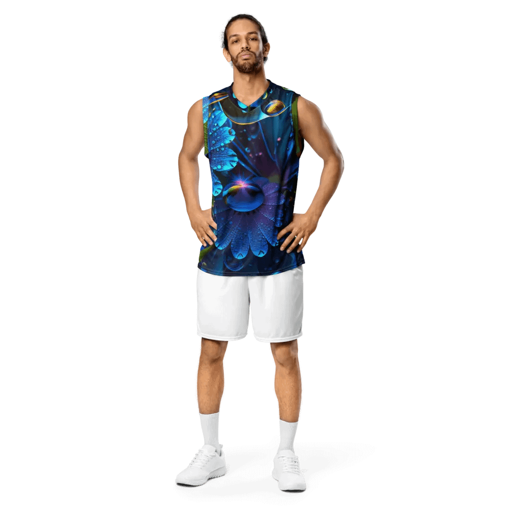 Kawaiikitten Exclusive Premium DewDrop Basketball Sports Sleeveless Jersey product image (5)