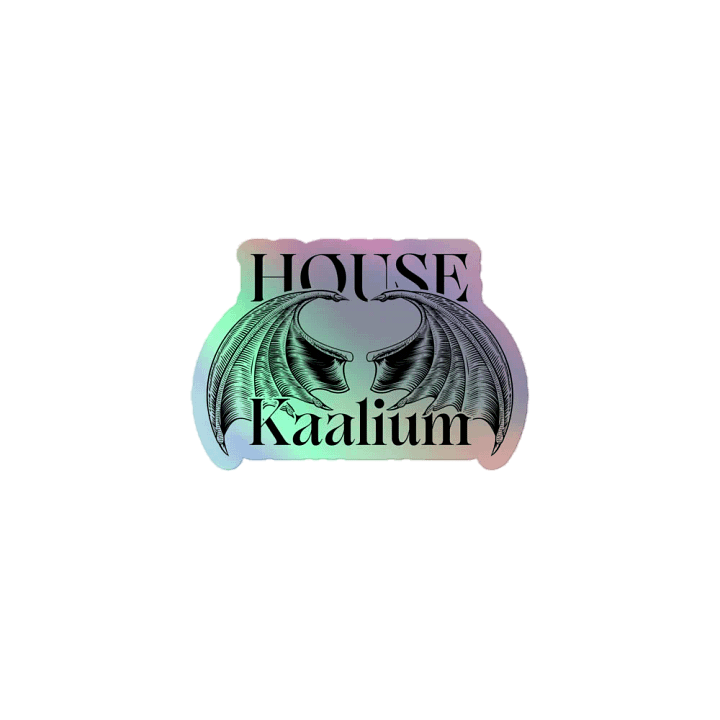 House Kaalium Holo Sticker product image (1)