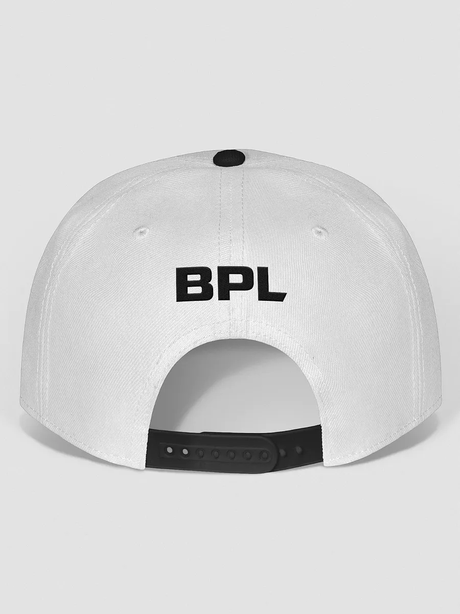 BPL Logo Embroidered Snapback (Black & White) product image (4)