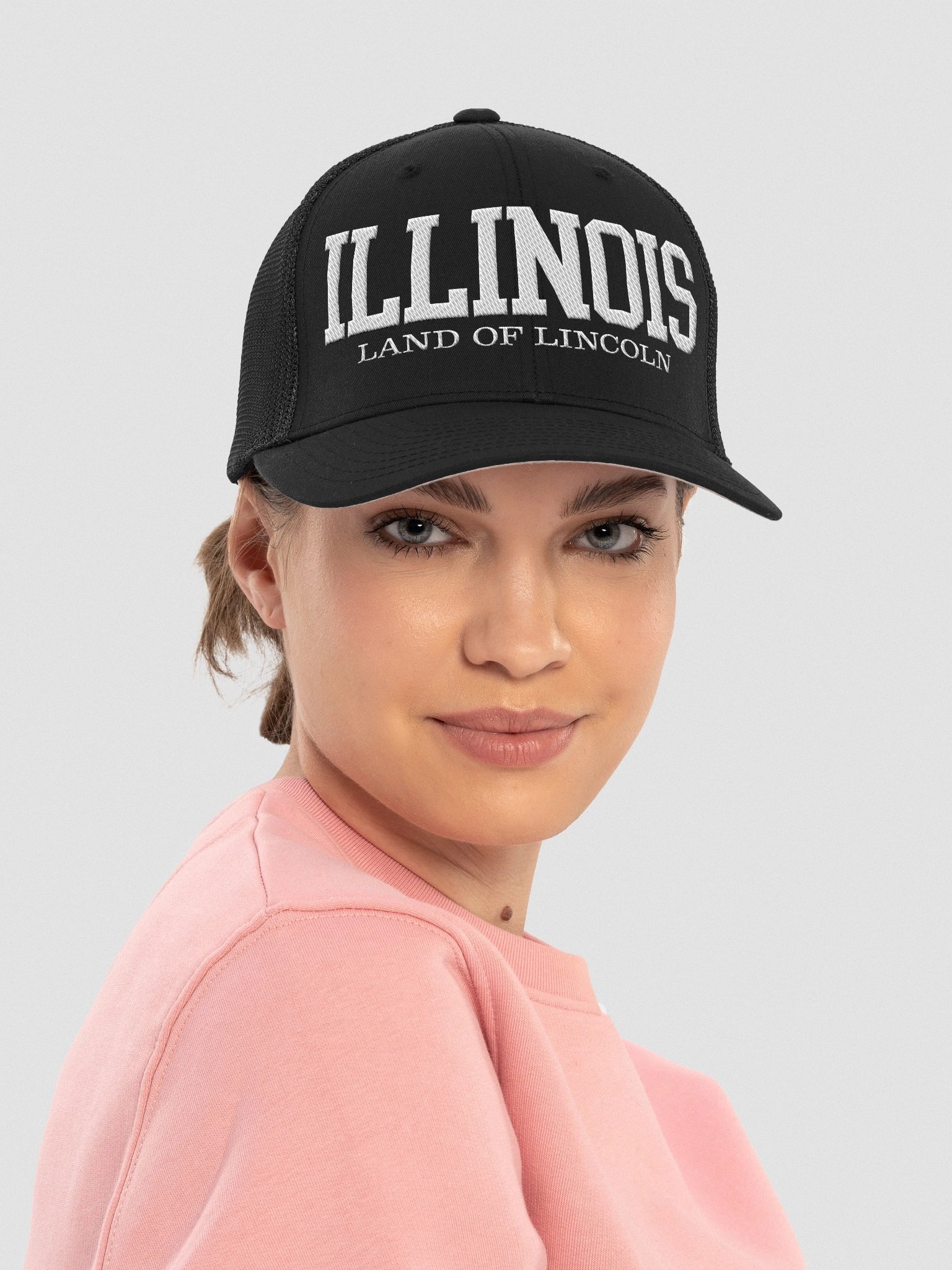 Illinois Land of Lincoln Flexfit Trucker Hat product image (17)