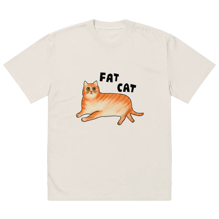 Fat Cat - Oversized Faded T-Shirt product image (14)