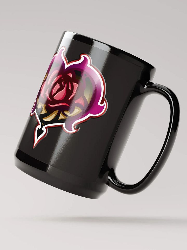 Zagarose 15oz Black Glossy Mug product image (2)