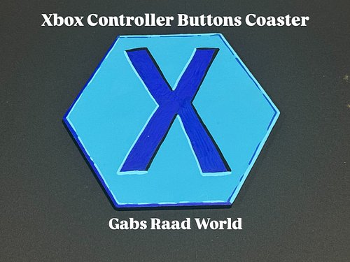 ‘X’ box Controller Button 🎮💙 
3:4 Coaster Set

💭This was a lot of fun to create. I couldn’t find many, if any coasters that r...