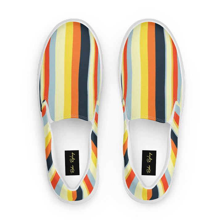 Chromatic Stride Women's Slip-On Canvas Shoes product image (1)