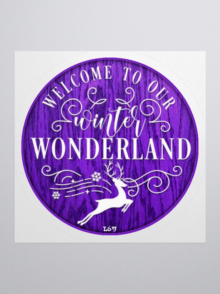 WELCOME TO OUR WINTER WONDERLAND product image (1)