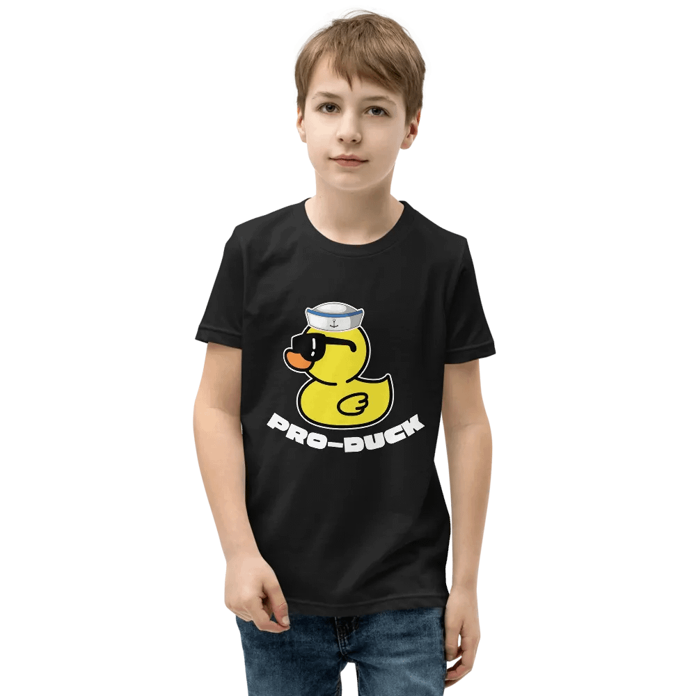 Youth Pro-Duck T-Shirt - Black product image (2)