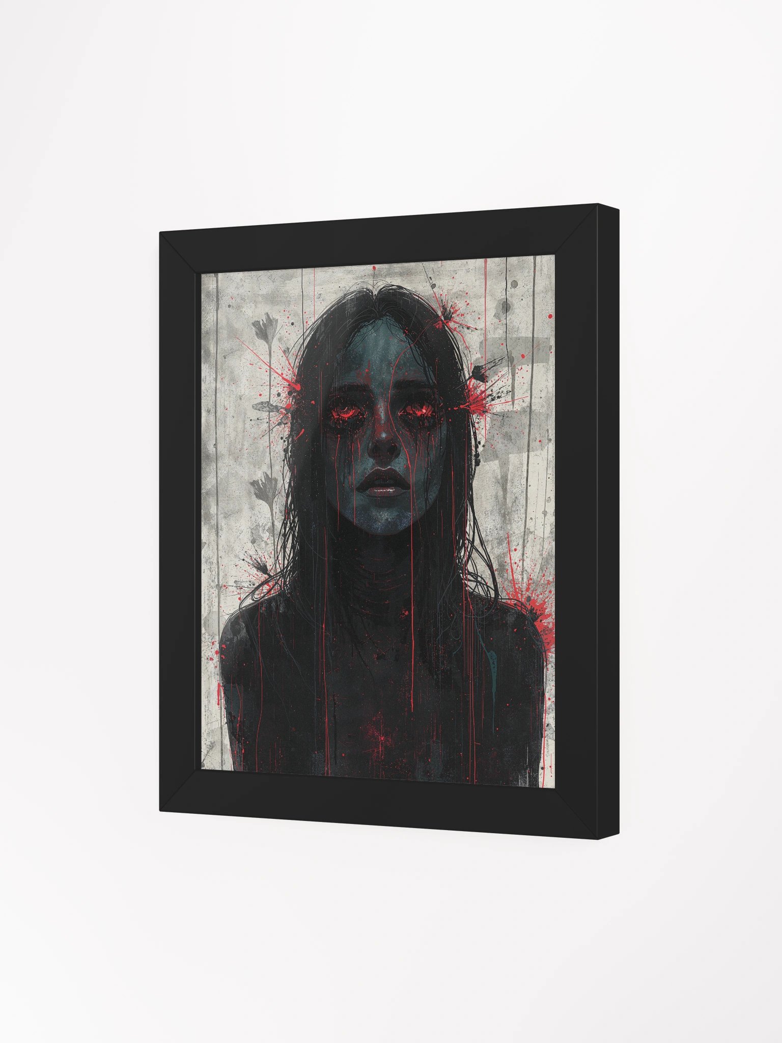 Blood Petals Framed Print product image (18)