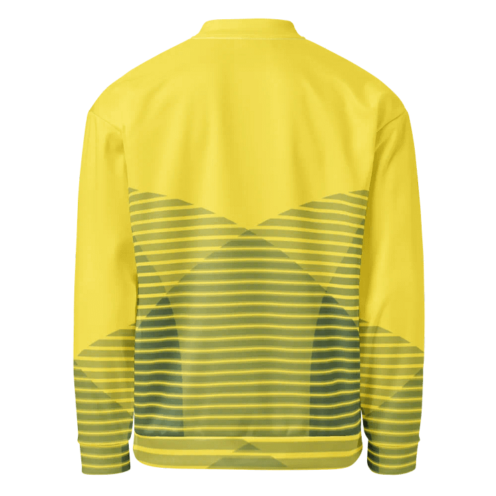 Symmetric Fusion All-Over Print Bomber Jacket product image (2)