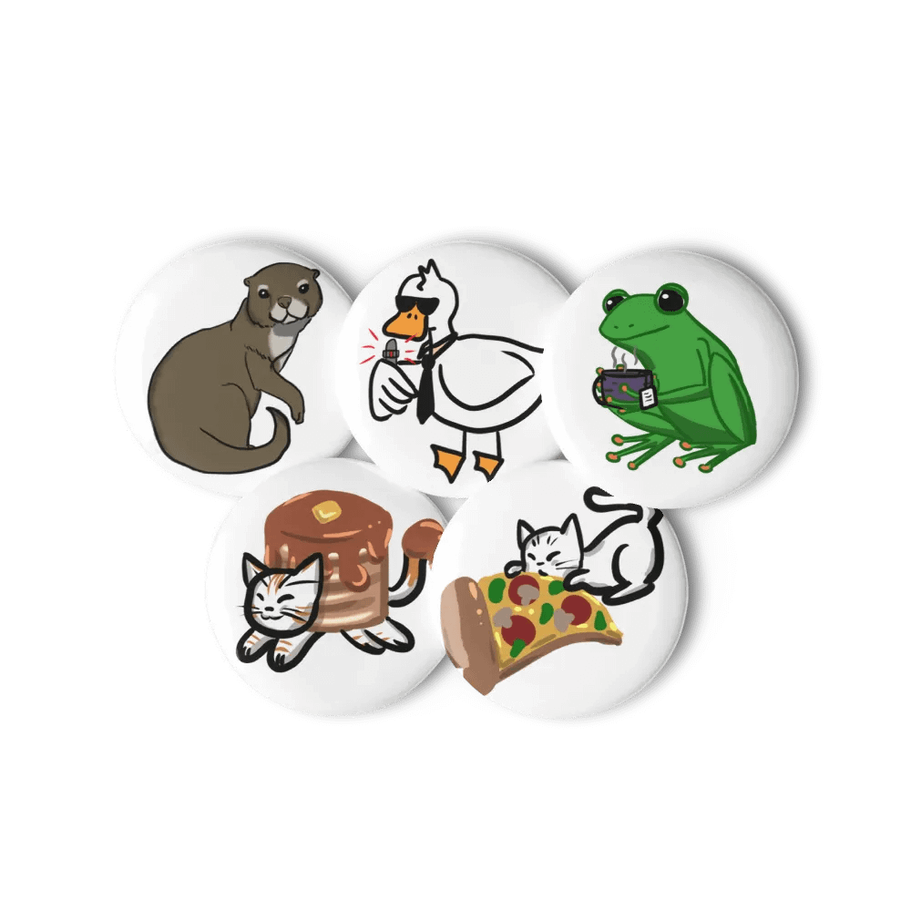 Luna Doodle Pin Button Set product image (11)