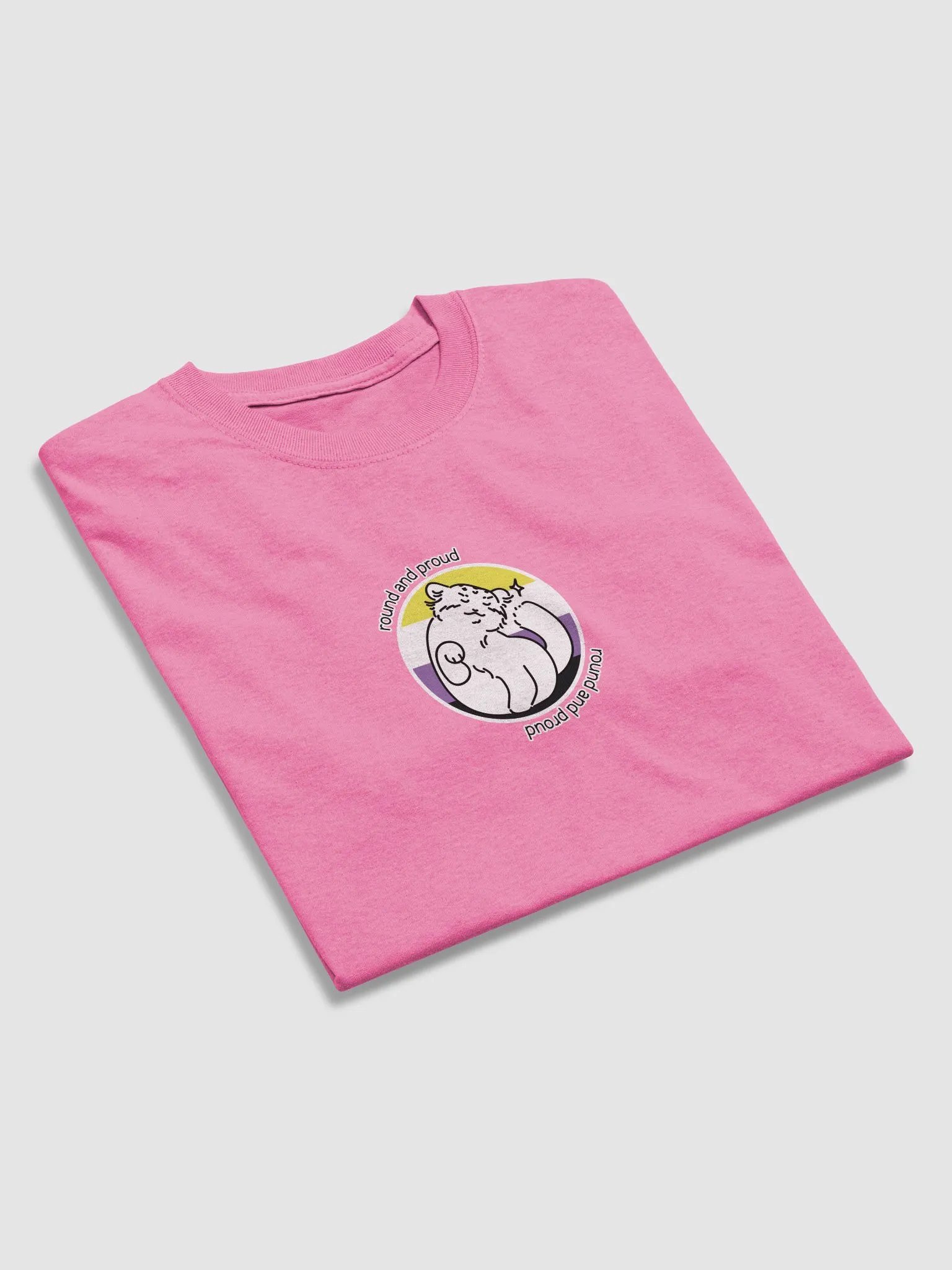 Round and Proud Manul Nonbinary Version - Gildan Unisex T-Shirt product image (28)