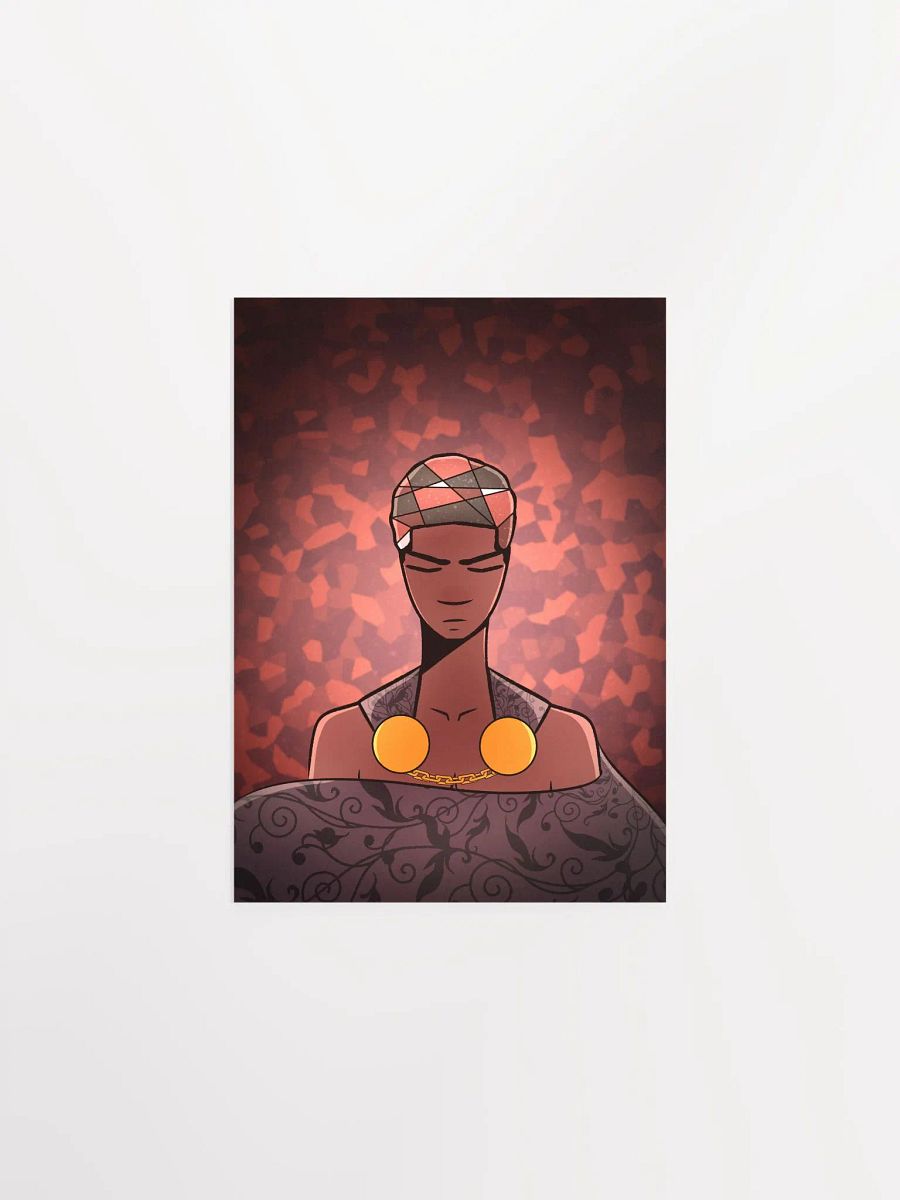 Jean Stained Glass Print product image (1)