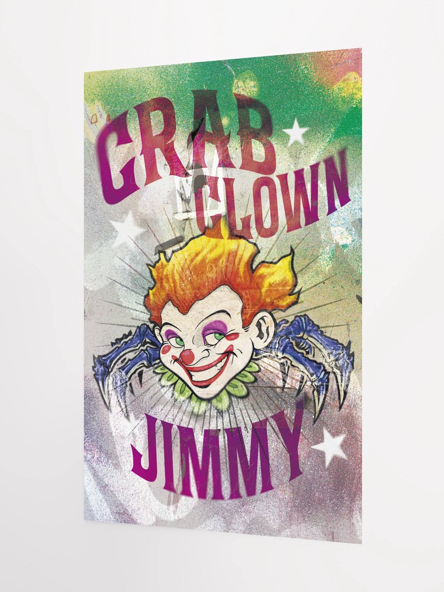 Crab Clown Jimmy 12x18 Stars Poster product image (3)