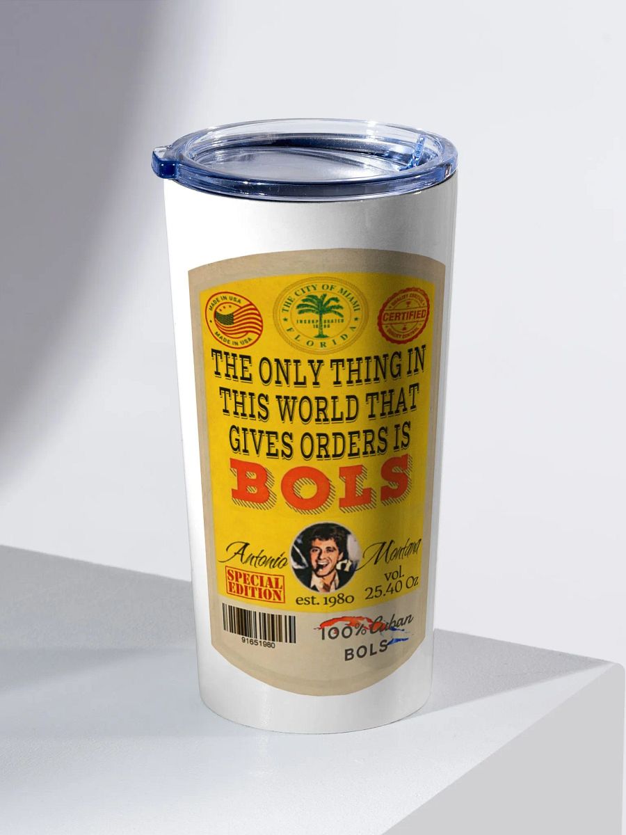 Antonio Montana's BOLS Gin 20oz Stainless Steel Tumbler product image (2)