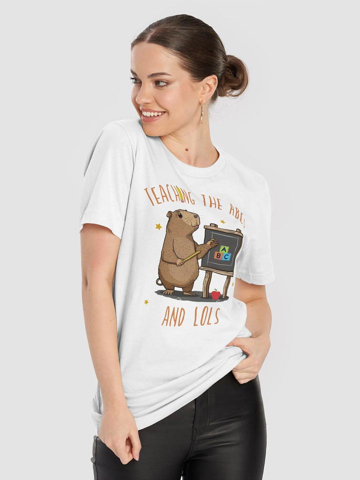 Back To School Cute Capybara Teacher T-Shirt product image (2)