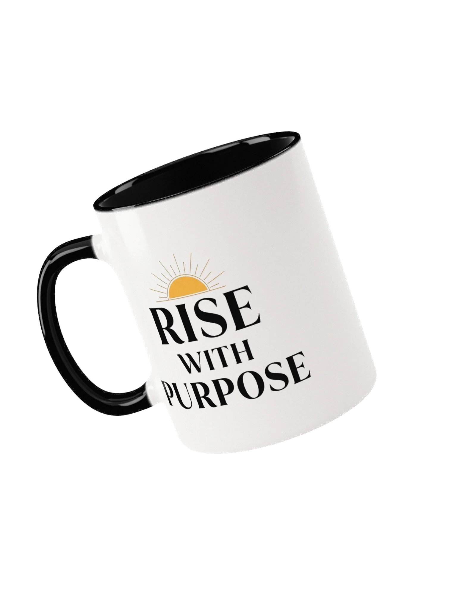 Rise with Purpose Mug – Inspirational Coffee Cup for Motivated Mornings product image (3)
