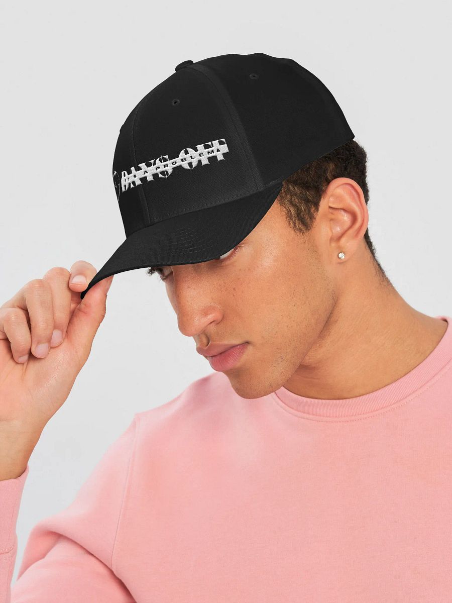 NO DAY$ OFF (PRESTIGE) Flexfit Structured Fitted Cap product image (48)