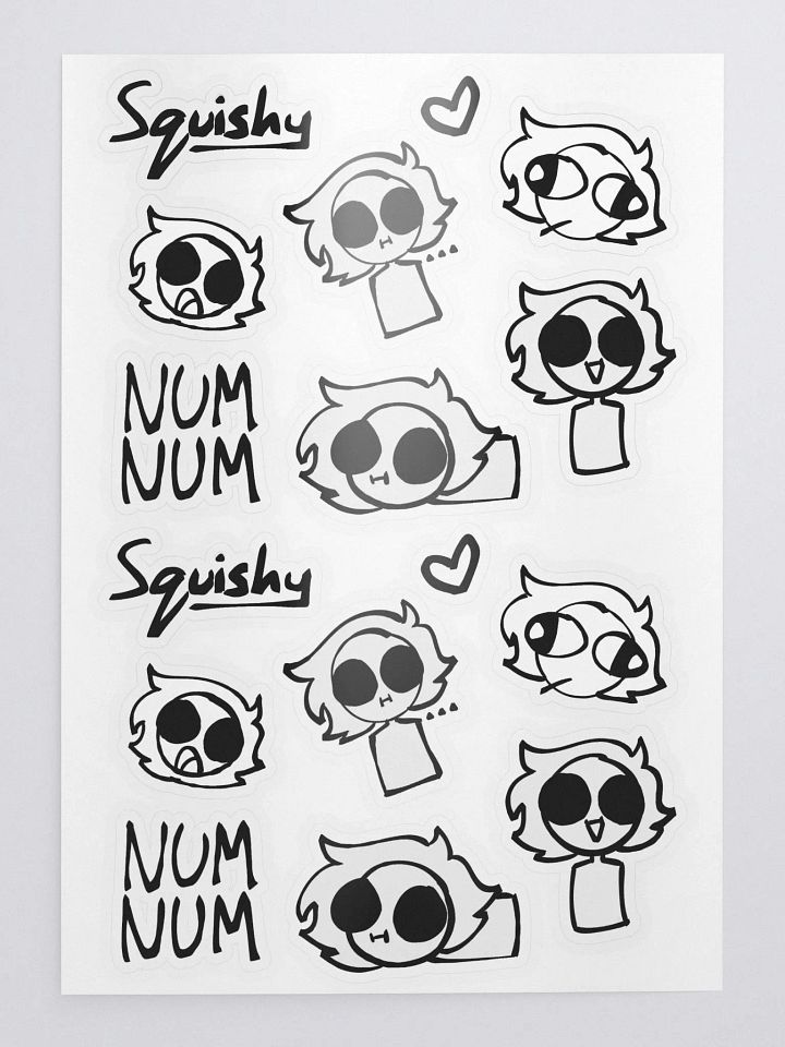 Super Squishie Sticker Sheet product image (1)