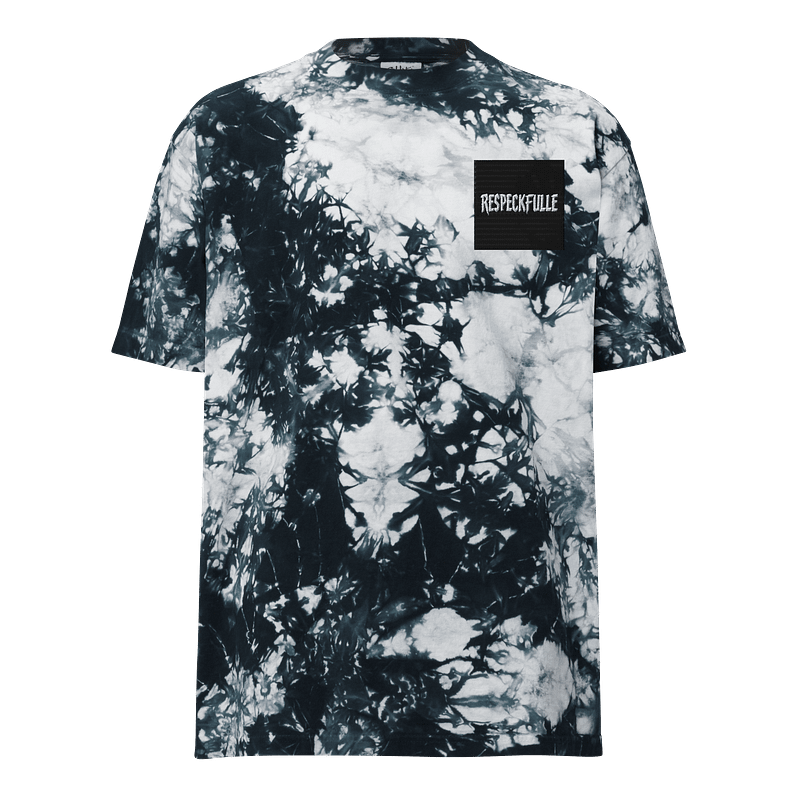“RESPECKFULLE” Tie-Dye Tee *Black/White*