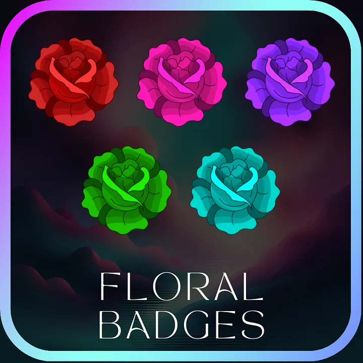 Floral Badges product image (1)