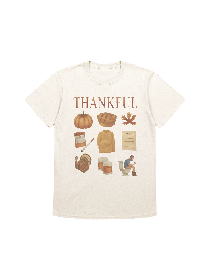 Thankful Thanksgiving Doodles T-Shirt product image (1)