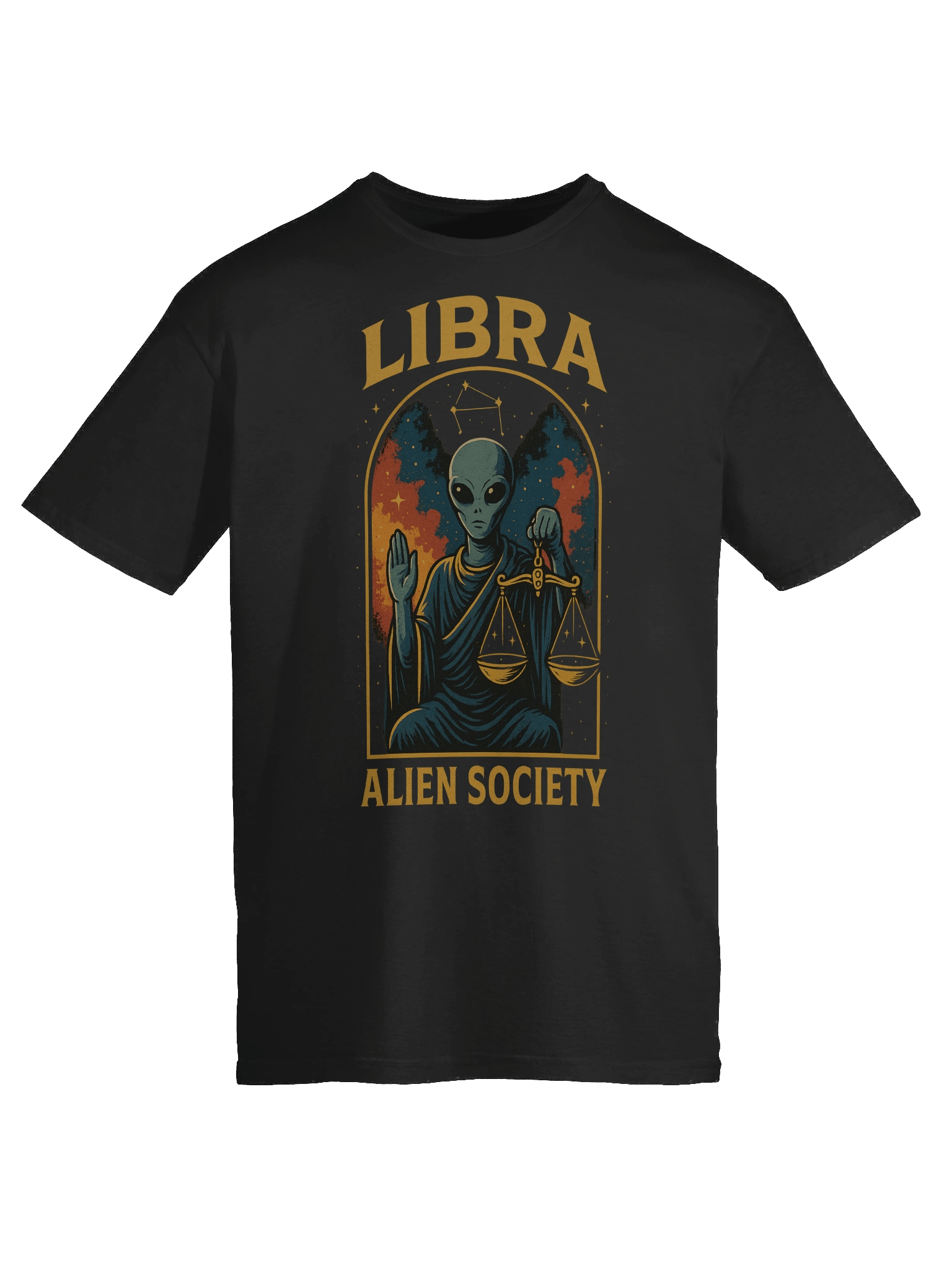 Celestial Libra Alien T-Shirt product image (17)