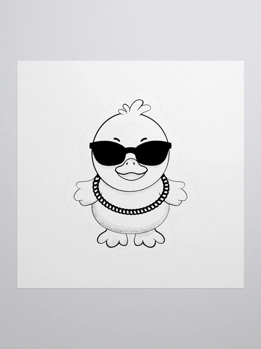 Too Cool For the Pond Kiss Cut Stickers product image (2)