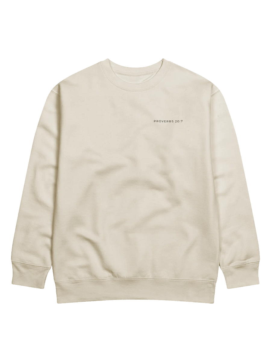 Proverbs 20:7 Men's Sweatshirt product image (1)