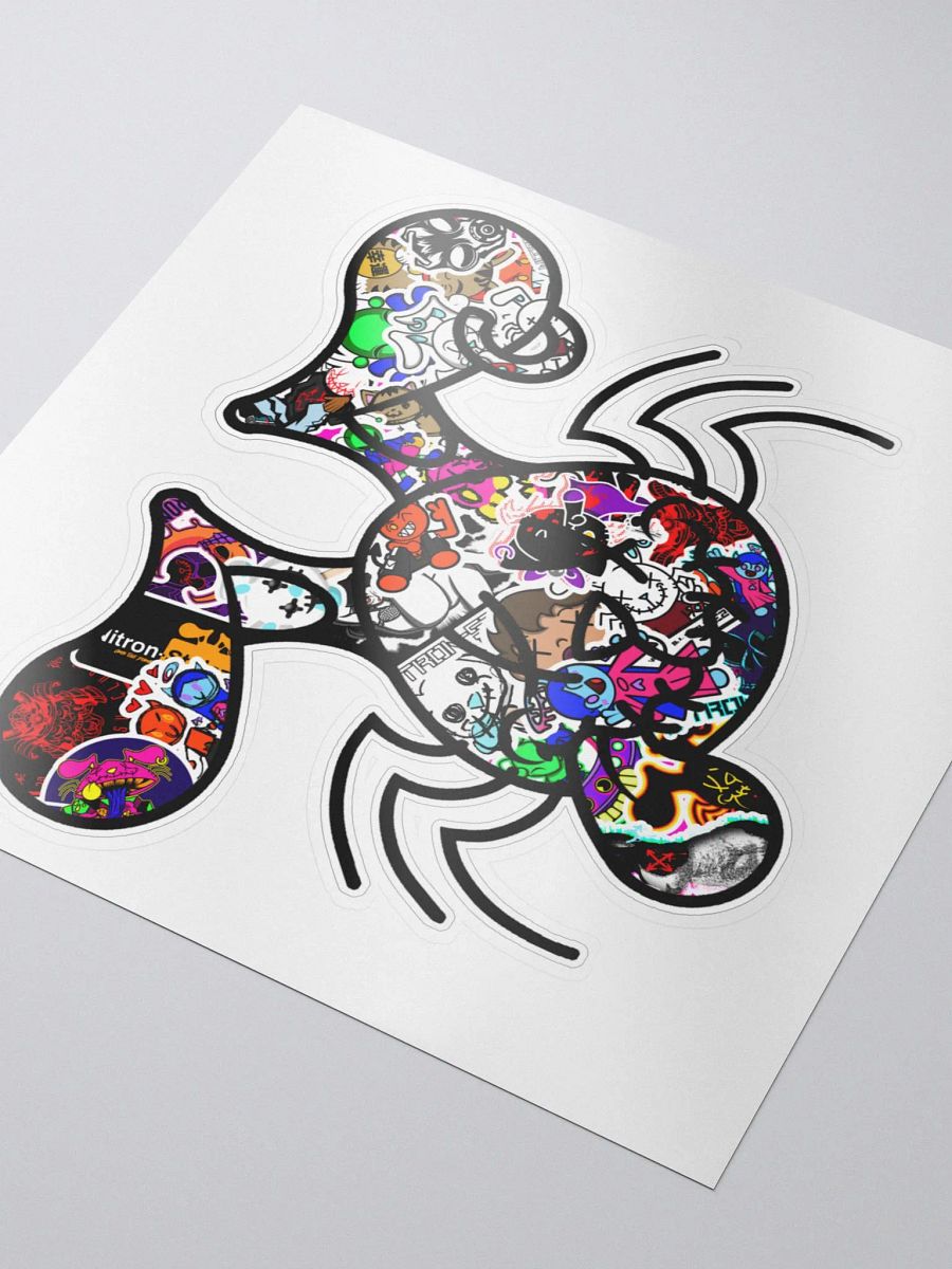 Wave 5 - Stitch-Hare Sticker Bomb Kiss Cut Sticker product image (4)
