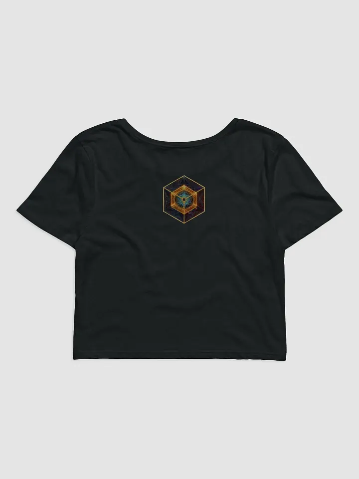 Geometric Optical Illusion Cube T-Shirt - Unique Visual Art product image (5)