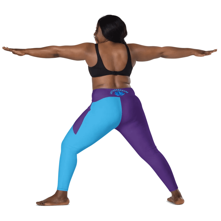 lotus split leggings. product image (5)