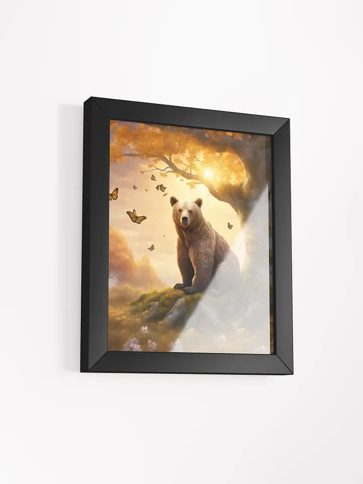 Enchanted Forest Bear Framed Poster product image (15)