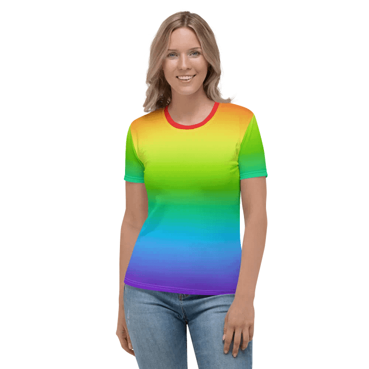 Rainbow Women's Crew Neck T-Shirt product image (1)