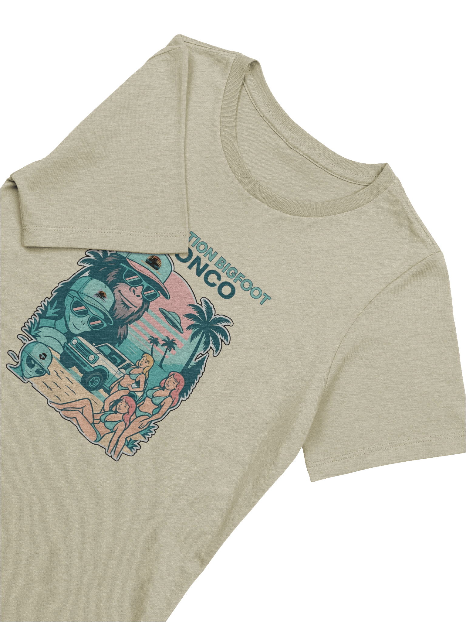 Destination Bigfoot Bronco Legends Of Sunset Best Friends Bella+Canvas Women's Supersoft Relaxed-fit T-Shirt (Multiple Colors Available) product image (71)