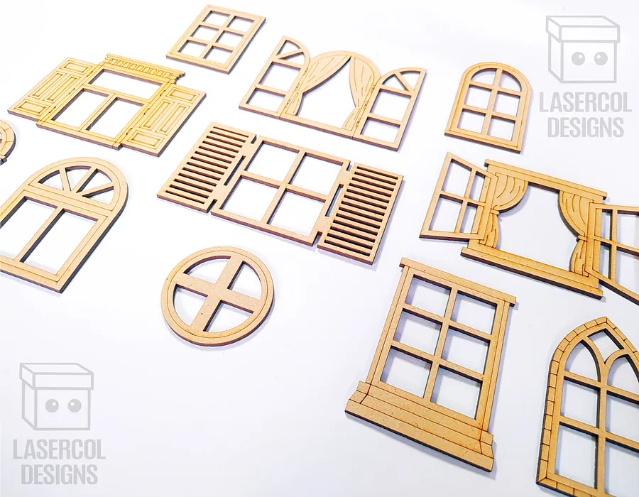 Windows Cut Outs - Laser Cut Files product image (4)