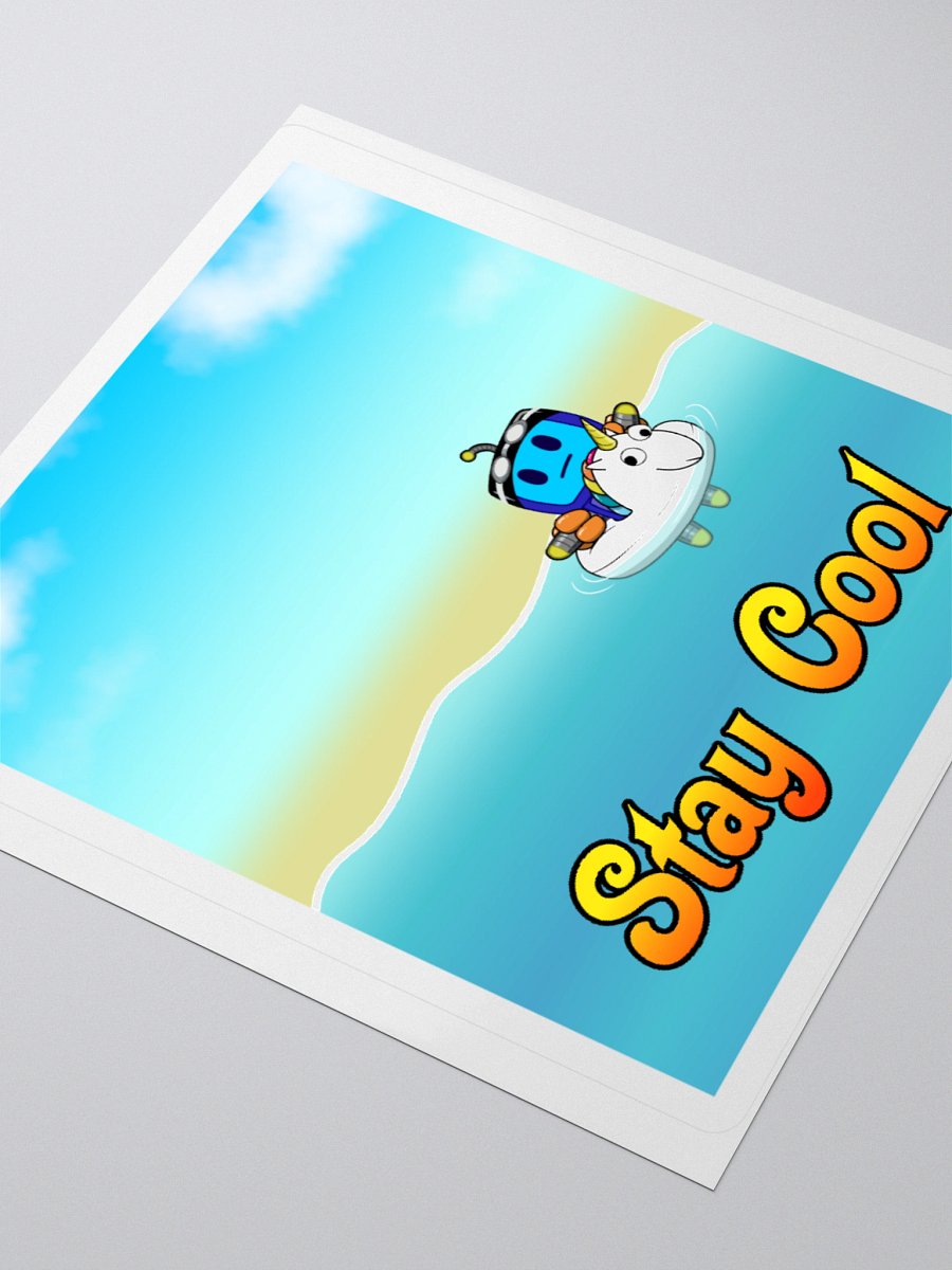 Stay Cool Ocean Sticker product image (3)