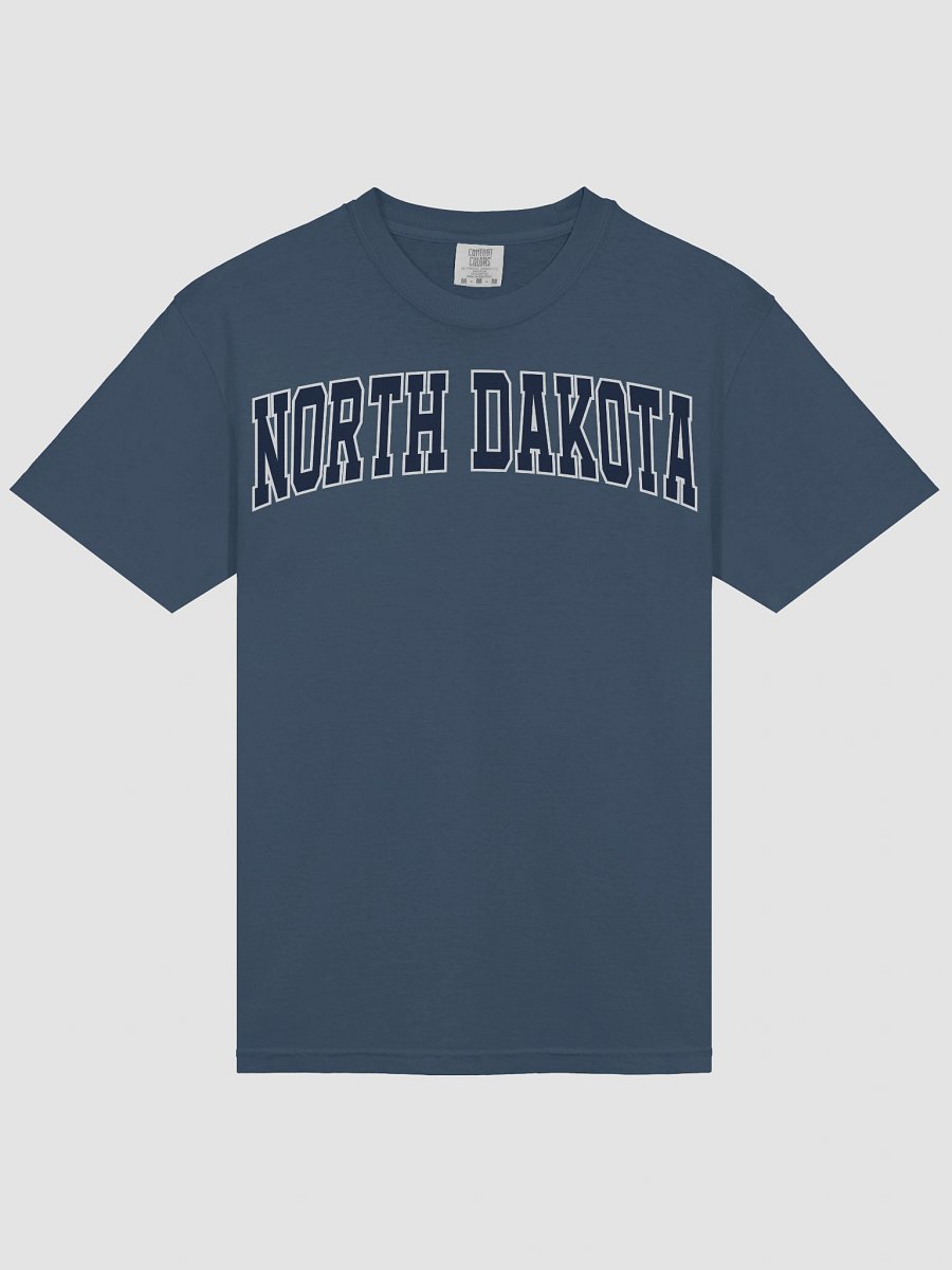 North Dakota Vintage Varsity Unisex Garment-Dyed T-shirt product image (104)