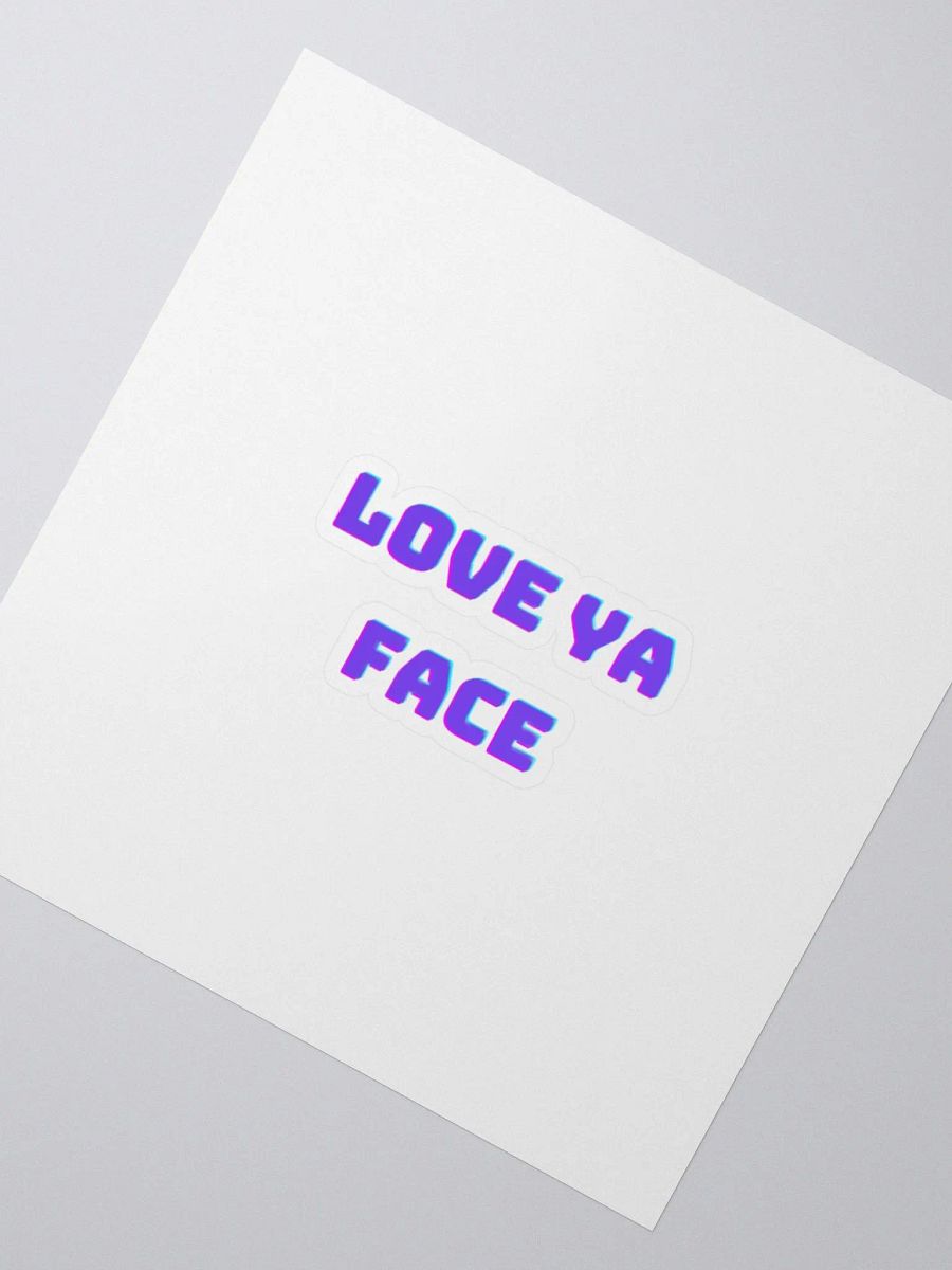 Love Ya Face Sticker product image (2)