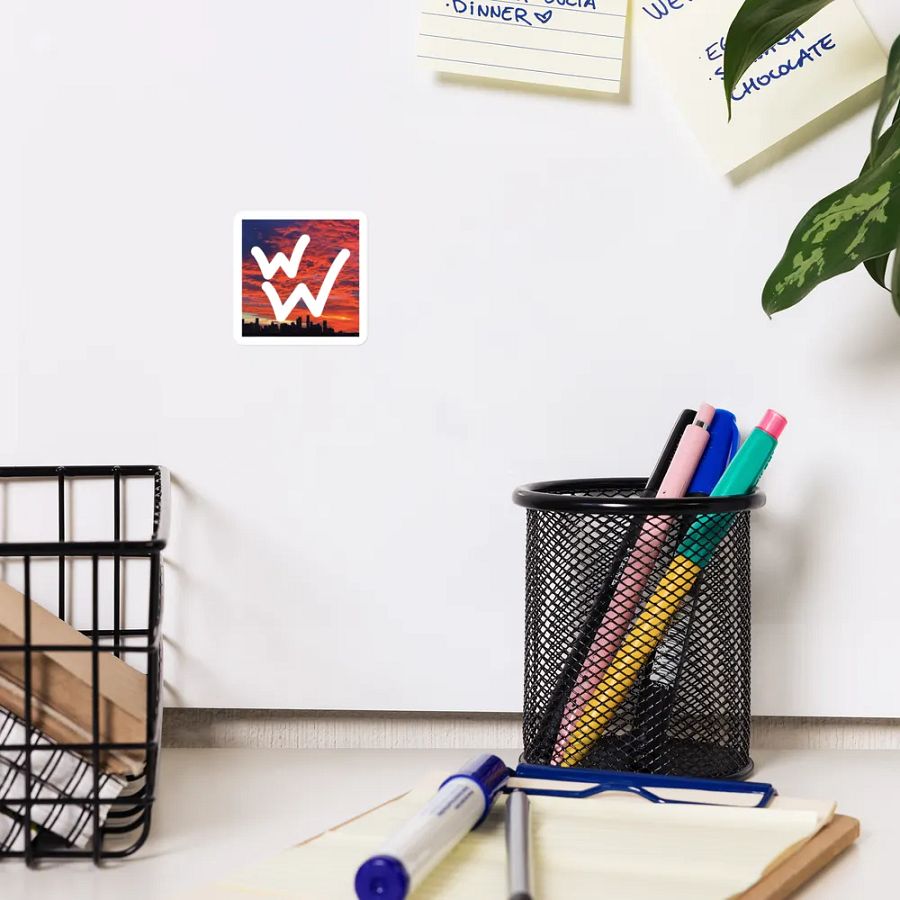 WW Die-Cut Magnet (Skyline) product image (12)