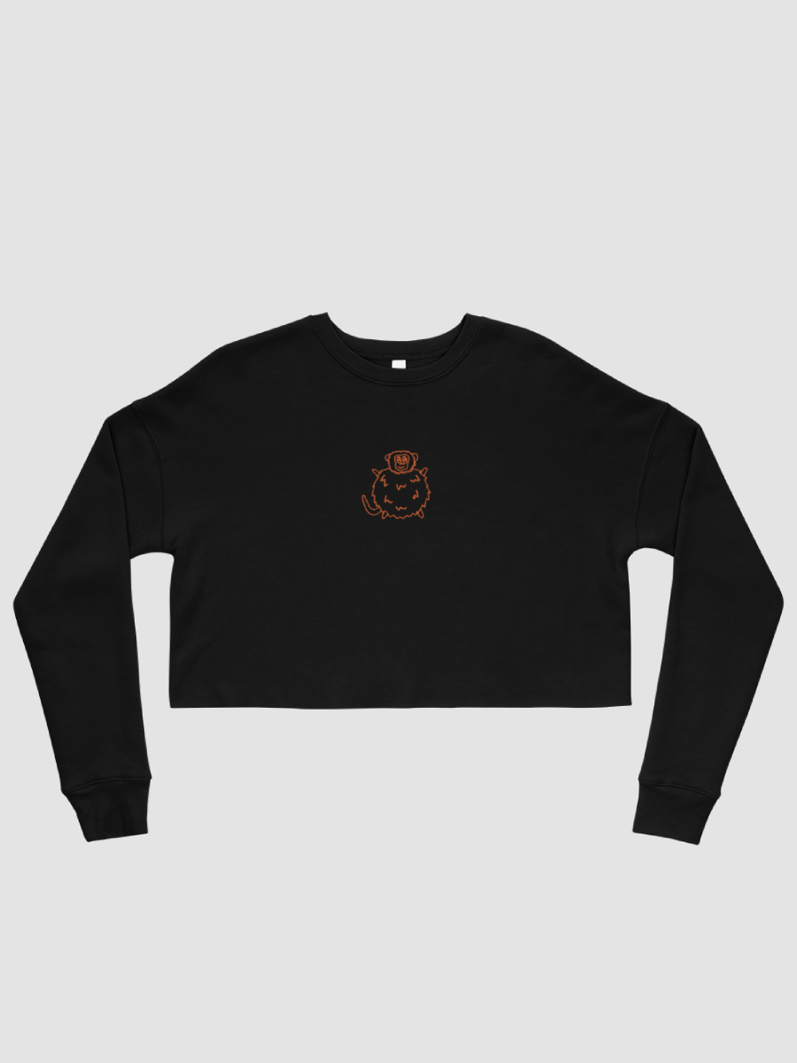 Orange Monkey Cropped Sweater product image (3)
