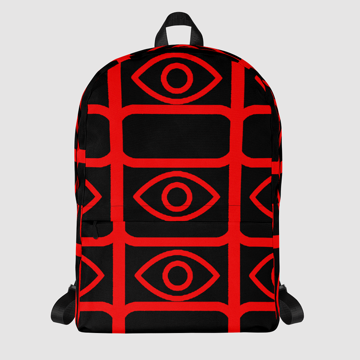 EyeSeeThru Logo Pattern Backpack product image (1)
