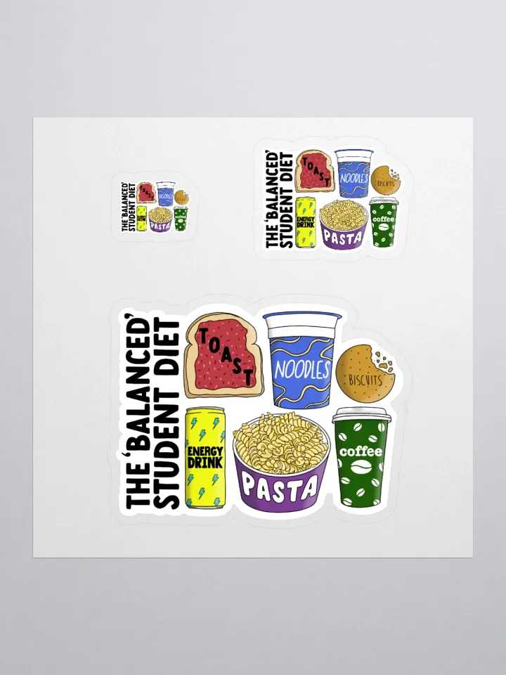 Student Diet Sticker product image (1)